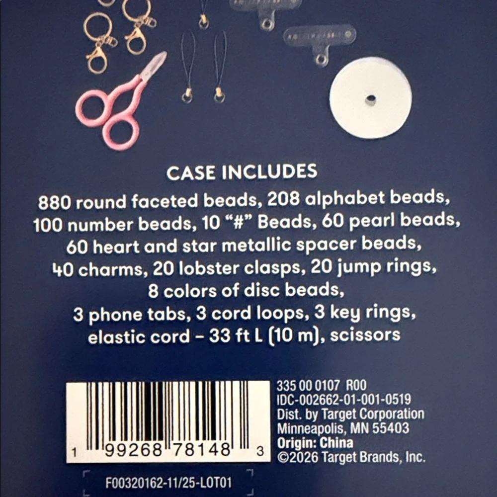 Roller Rabbit Accessory Making Kit - Multi Color Bead Set - Picture 5 of 5